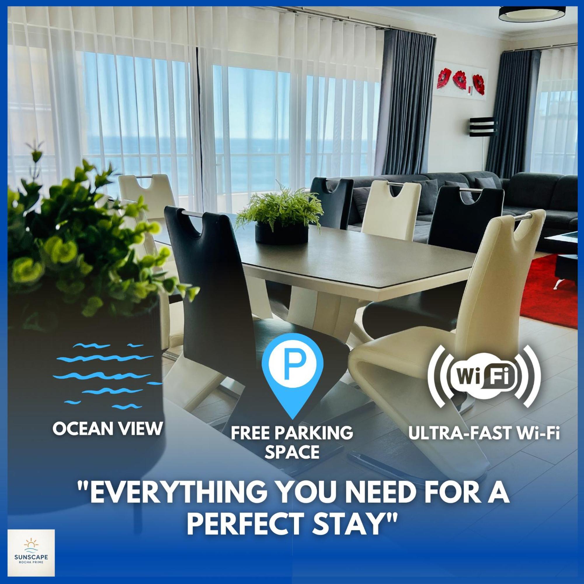 Sunscape Rocha Prime - Oceanview - Wifi - Parking Apartamento Portimão Exterior foto