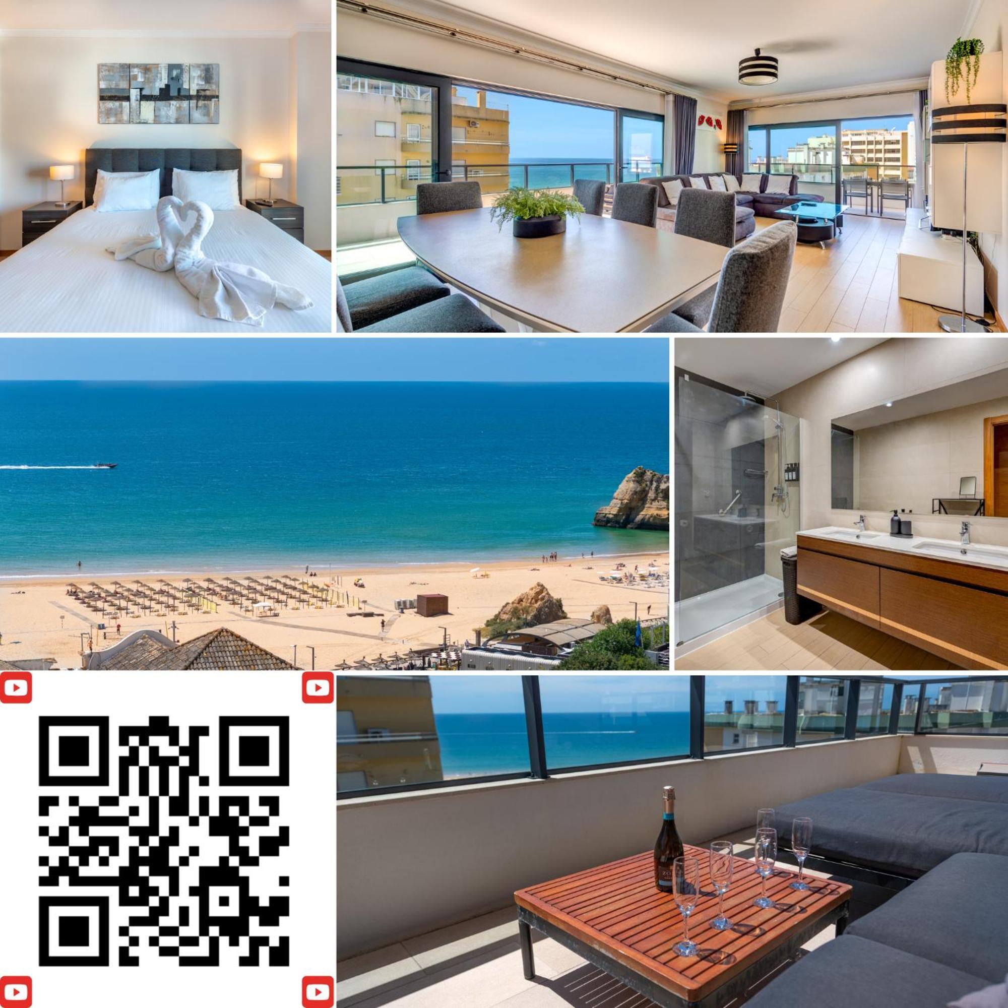 Sunscape Rocha Prime - Oceanview - Wifi - Parking Apartamento Portimão Exterior foto